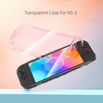 Ergonomic Grip Transparent Shockproof Case for Nintendo Switch 2 (2025)