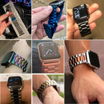Premium Classic Stainless Steel Metal Strap for Apple Watch