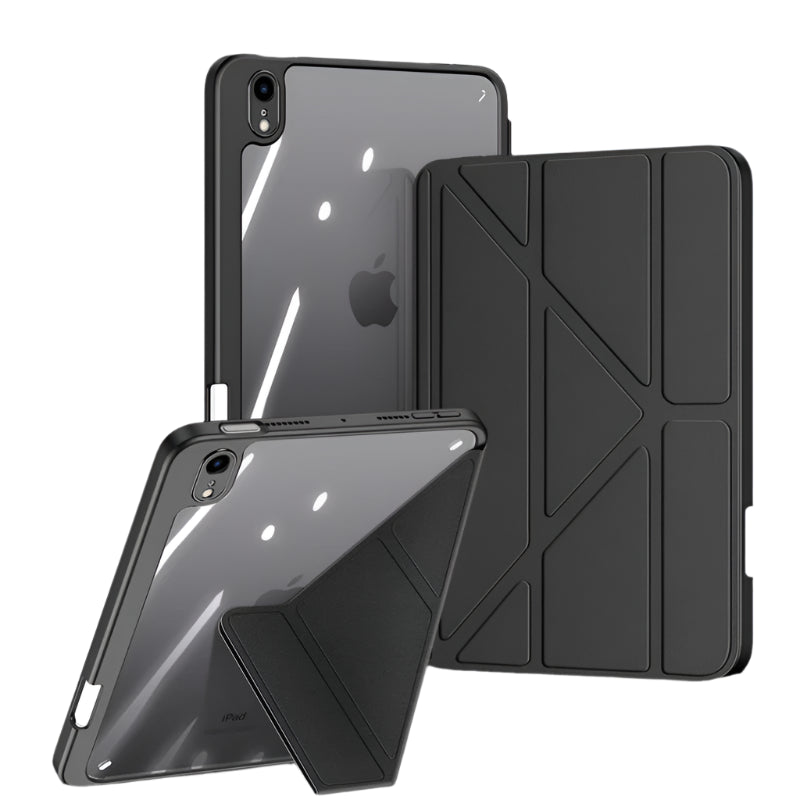 Detachable PU Leather Flip Case with Stand and Pencil Holder for iPad Mini 6