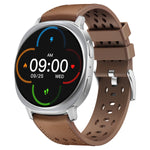 Hybrid Leather and Silicone Watch Strap with No-Gap Fit for Samsung Galaxy Watch Ultra 2