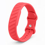 Textured Silicone Loop Strap with Adjustable Fit for Google Fitbit Air