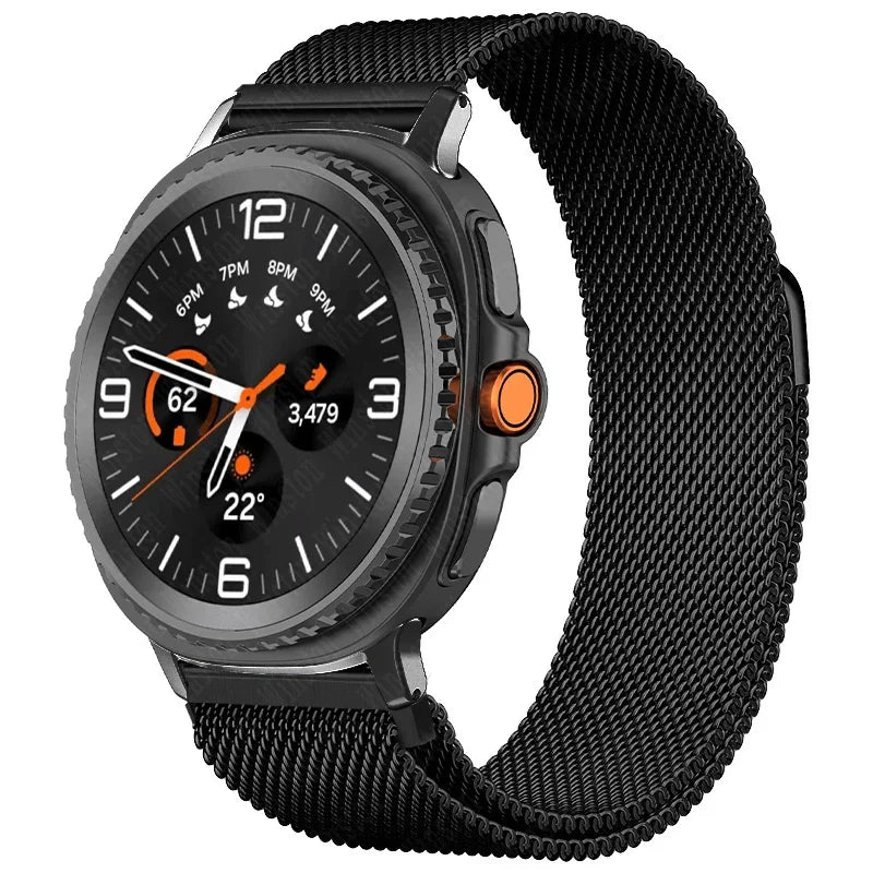 Stainless Steel Milanese Loop Strap for Samsung Galaxy Watch 8 & Galaxy Watch 8 Classic