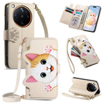 Detachable Crossbody Leather Wallet Case for OPPO Find X9 Series