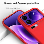 Xiaomi 17 Series Soft Liquid Silicone Case with Soft Flocked Lining