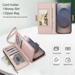 Leather Fold-Out Multi-Compartment Wallet Case for Samsung Galaxy S26 Series