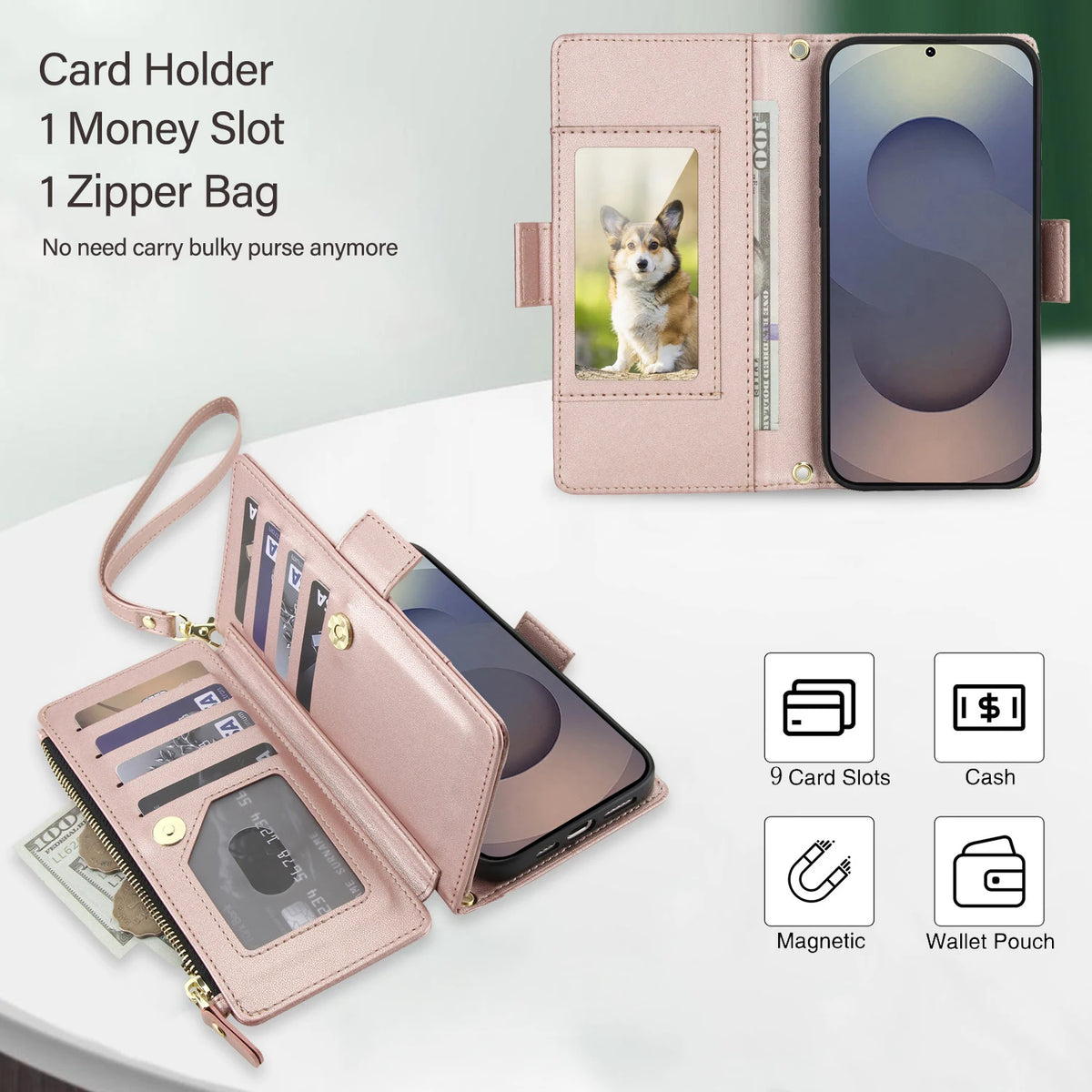 Kickstand Wallet Case for Samsung Galaxy S25 Series
