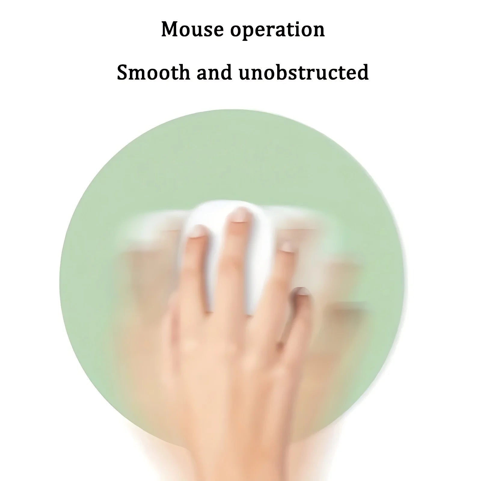 Minimalist PU Leather Round Mouse Pad