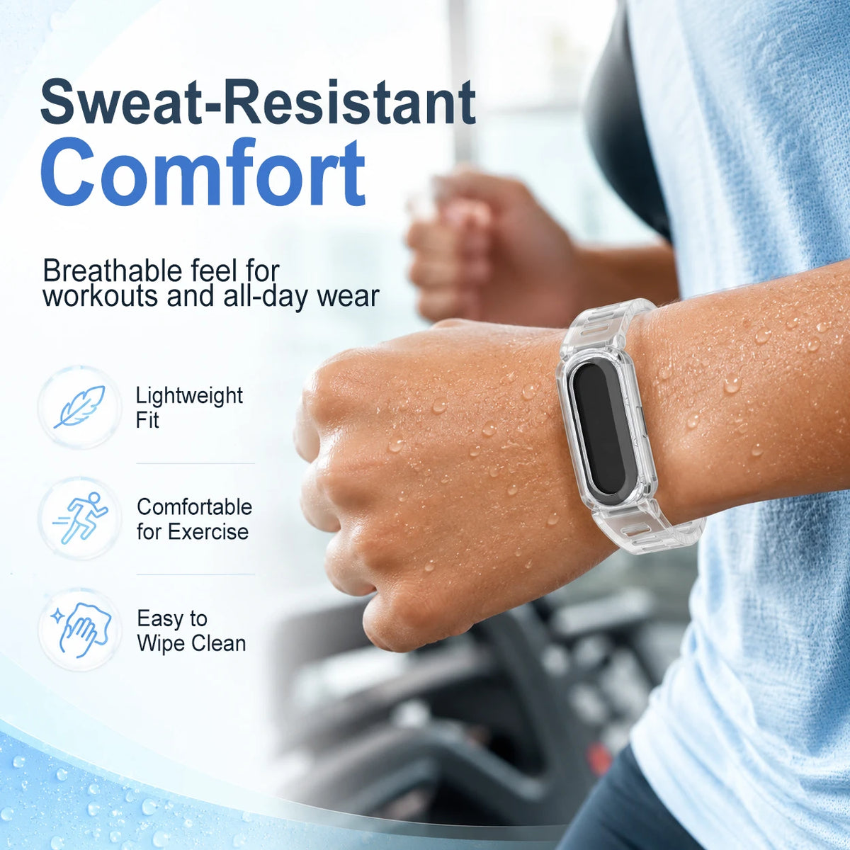 TPU Case with Raised Display Edge for Google Fitbit Air