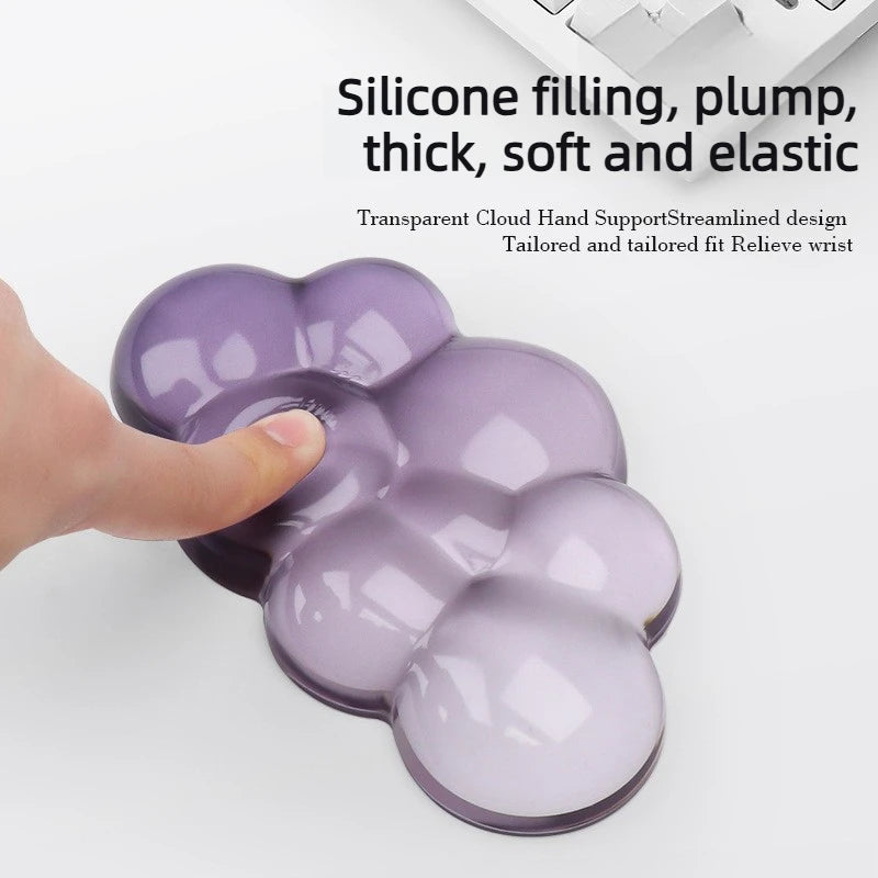 Cloud Silicone Wrist Rest for Keyboard and Mouse