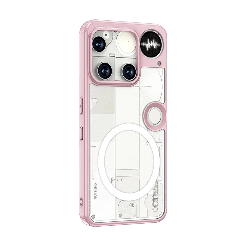 Semi-Transparent Magnetic Hard Case for Nothing Phone 3