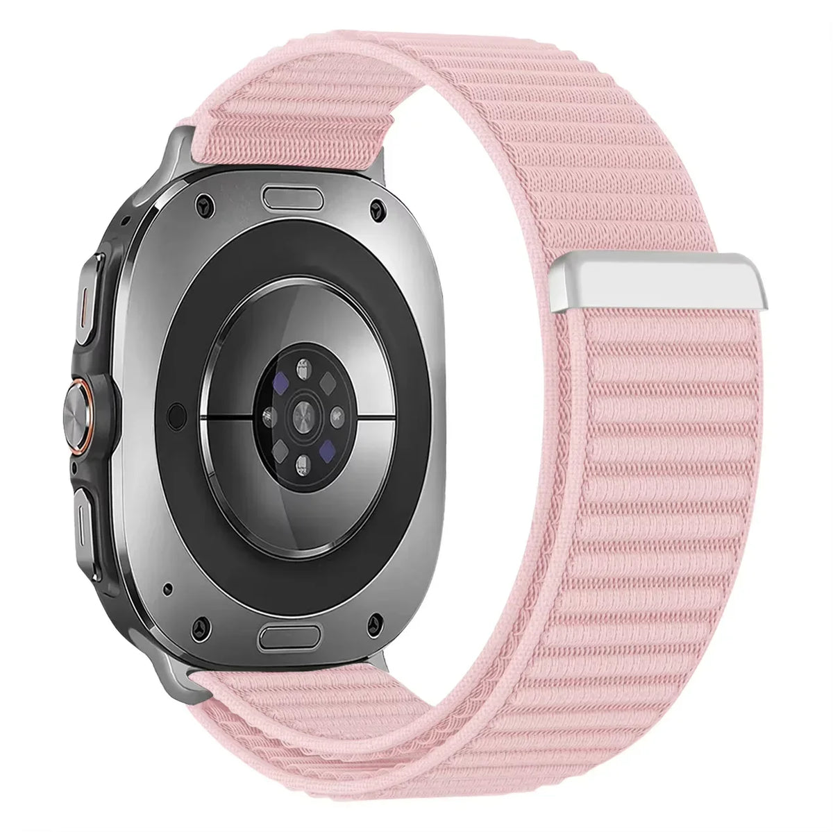 Elastic Nylon Velcro Watch Strap with Breathable Woven Design for Samsung Galaxy Watch 9
