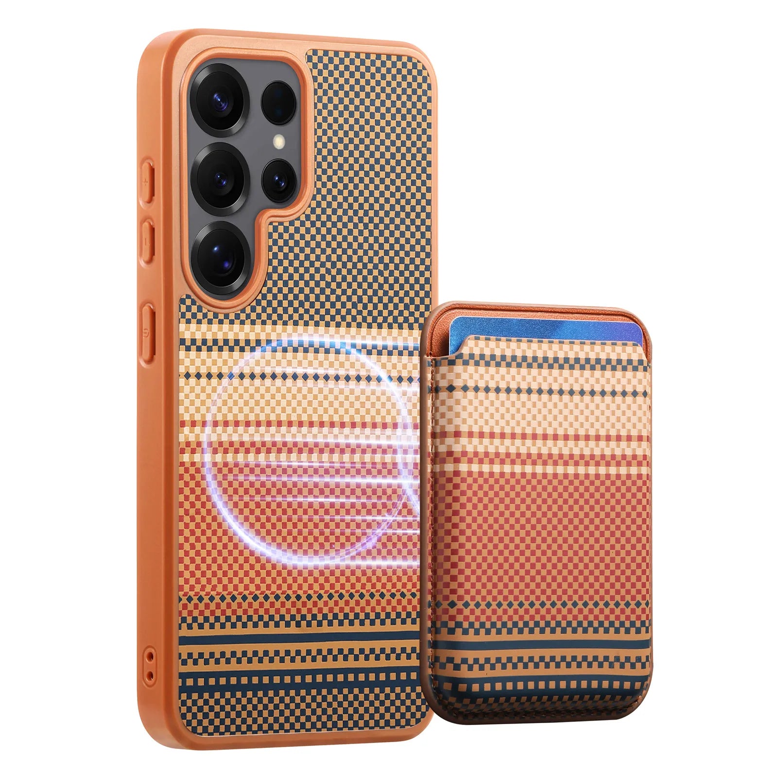 Magnetic Gradient Case with Detachable Wallet for Samsung Galaxy S26 Series
