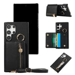 PU Leather Crossbody Wallet Case for Samsung Galaxy S24 Series