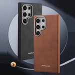 Luxury Shockproof Leather Magnetic Phone Case for Samsung Galaxy S24 Series