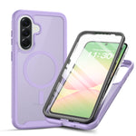 Samsung Galaxy A57 Magnetic Armor Case with PET Screen Guard