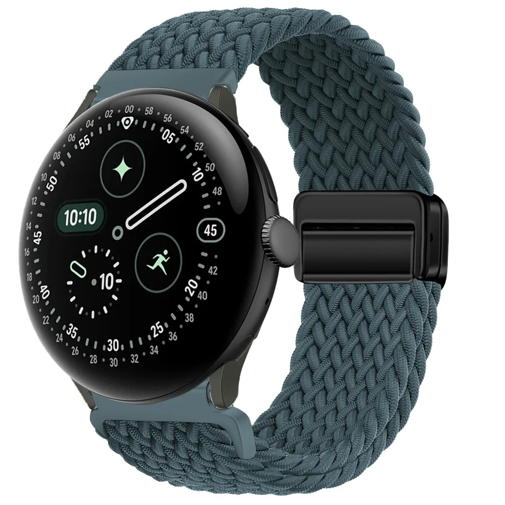 Breathable Nylon Braided Band for Google Pixel Watch 3