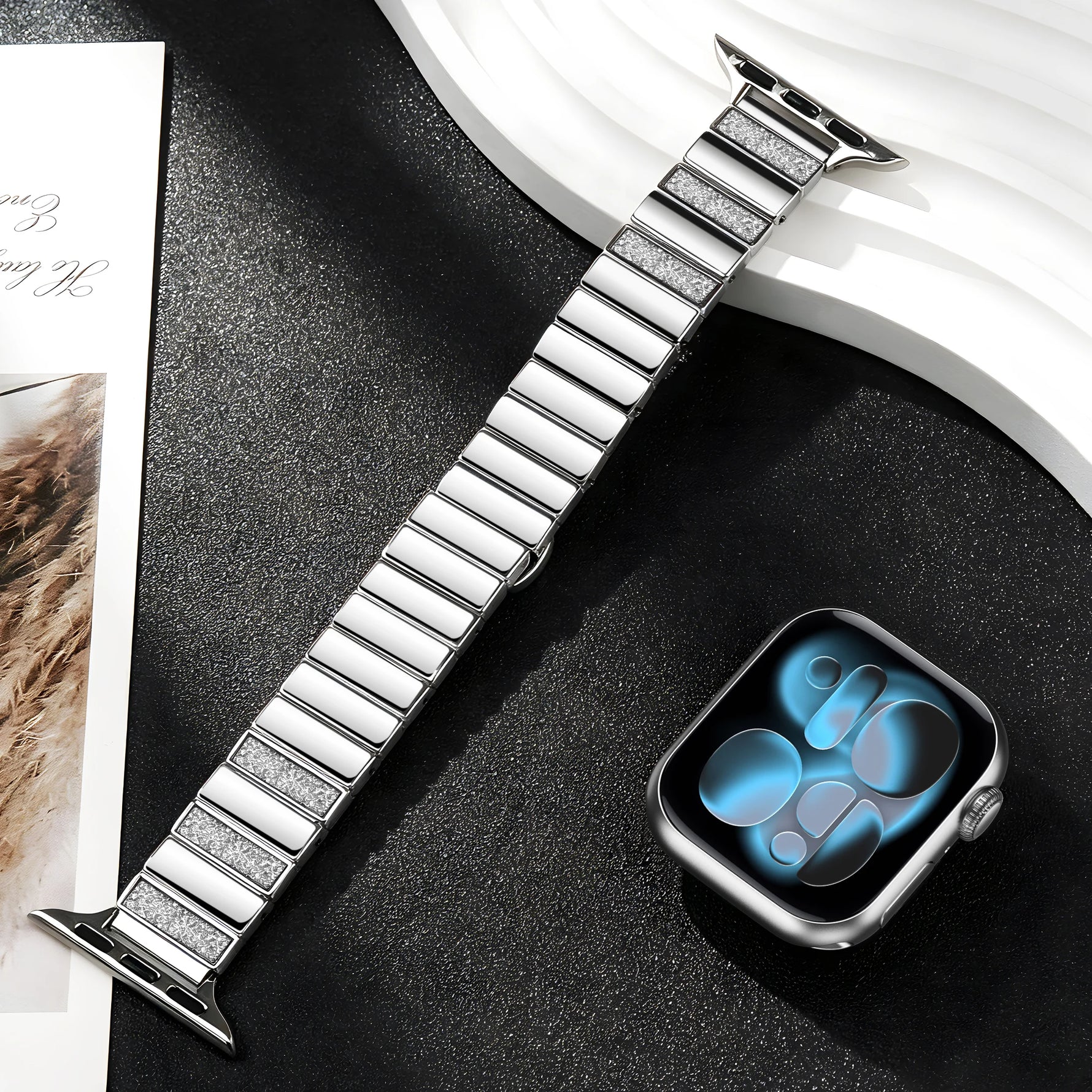 Women's Metal Bracelet for Apple Watch