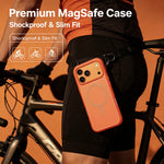 Transparent MagSafe Case with Shock-Absorbing Bumper Frame for iPhone 18 Series