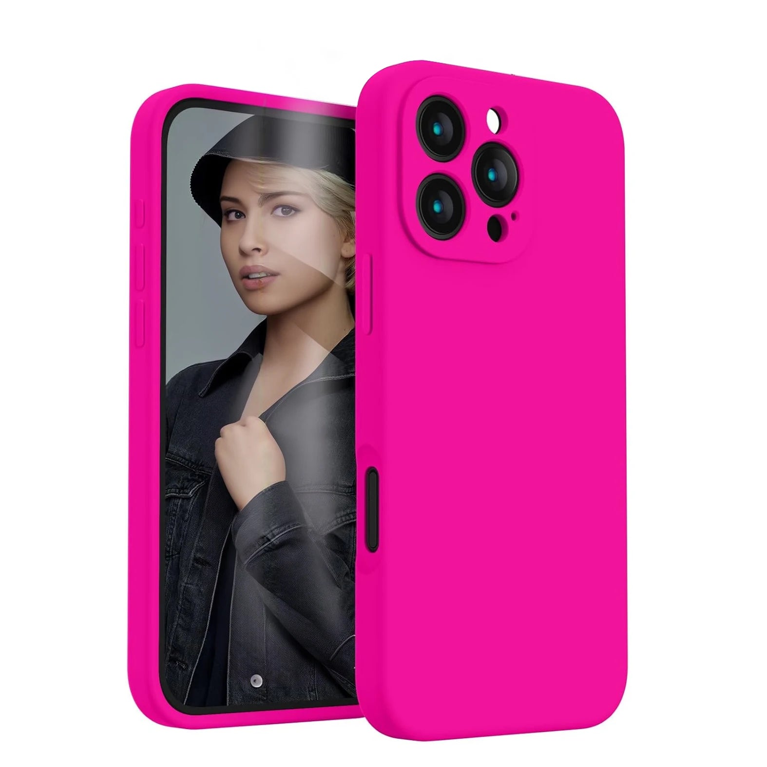 Premium Liquid Silicone Protective Case for iPhone 16 Series