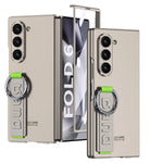 Shockproof Hard PC Case with Wrist Strap Ring for Samsung Galaxy Z Fold 6