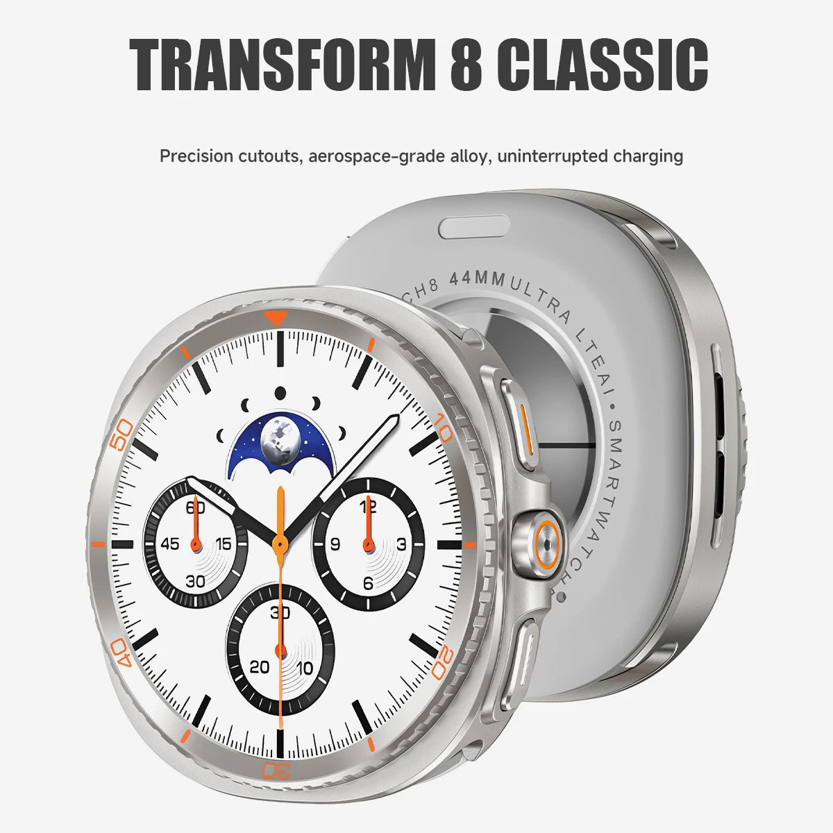 Aerospace-Grade Alloy Bumper Case for Samsung Galaxy Watch 9