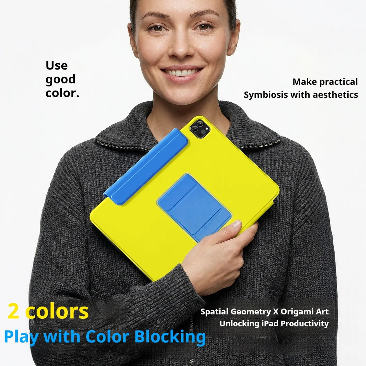 Magnetic Detachable Stand Folio Case for iPad (11th Generation)