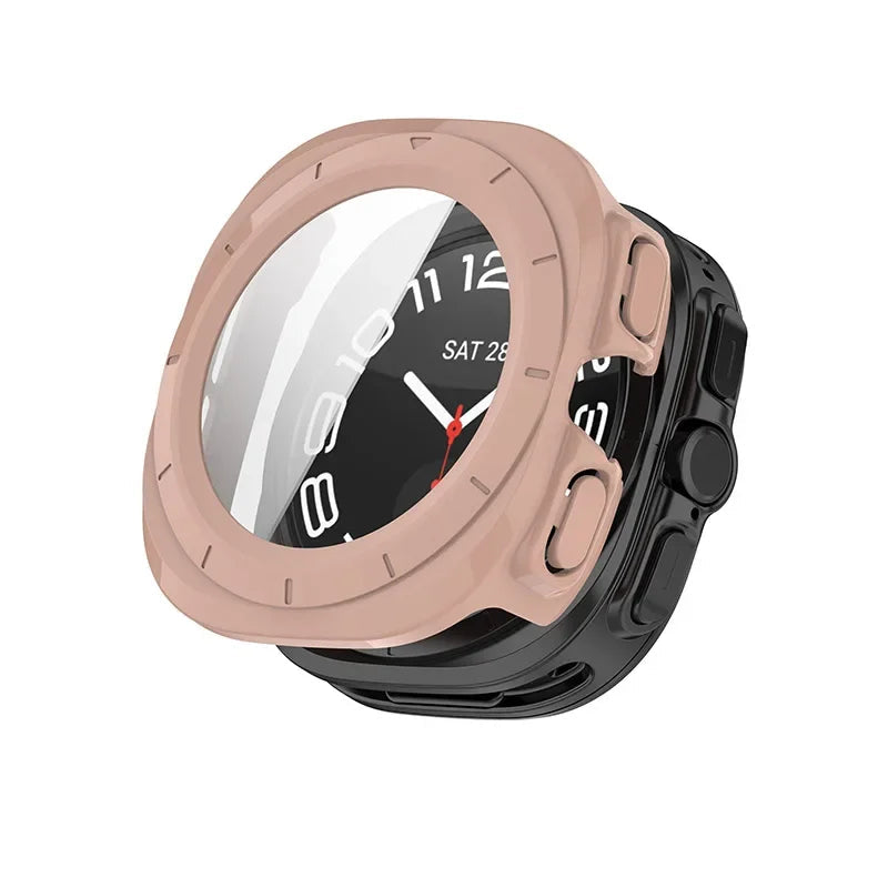 PC Case with Tempered Glass Screen Protector  Samsung Galaxy Watch Ultra and Samsung Galaxy Watch Ultra (2025)