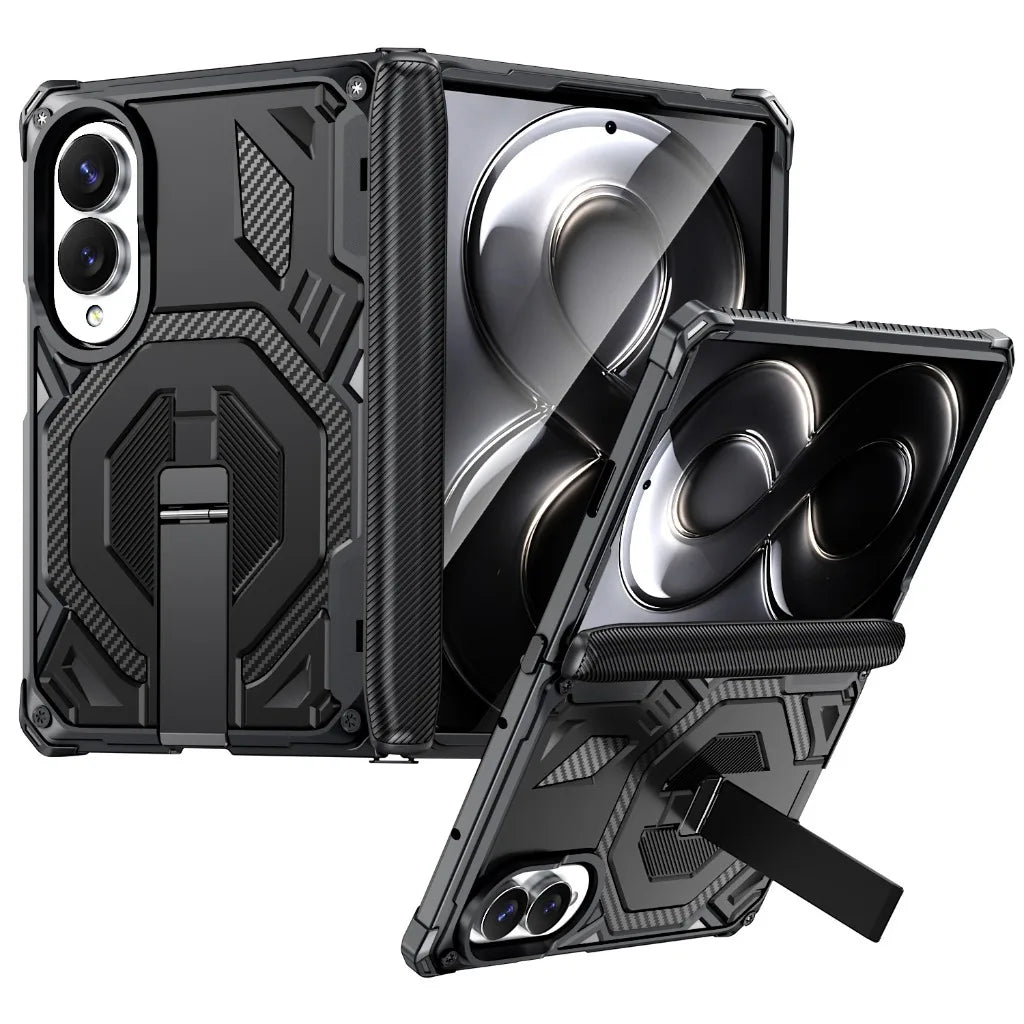 Heavy-Duty Magnetic Case with Kickstand for Samsung Galaxy Z Fold 8