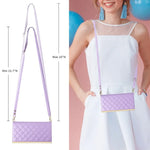 Rhombus PU Leather Crossbody Wallet Case for Samsung Galaxy S24 Series