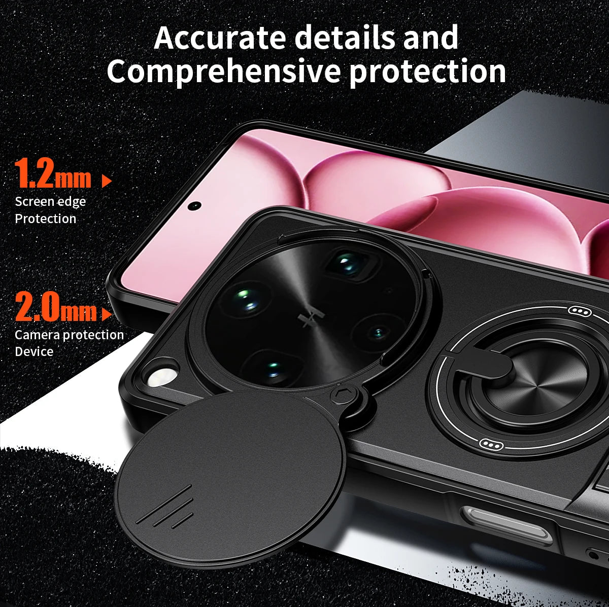 OPPO Find X9 Ultra Magnetic Case with Sliding Camera Protection