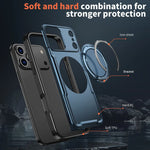 Shockproof MagSafe Case with Rotating Kickstand for iPhone 17 Series