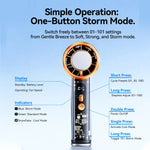 Vention 11000 RPM Thermoelectric Cooling Handheld Fan