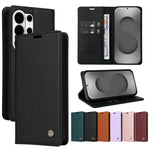 Luxury Leather Wallet Case for Samsung Galaxy S26 Series