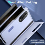 PC and TPU Kickstand Case with Hinge Protection for Samsung Galaxy Z Fold 8
