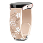 Comfortable Engraved Silicone Sport Strap for Samsung Galaxy Watch 6 / Galaxy Watch 6 Classic