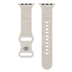 Skull Engraved Silicone Band for Apple Watch