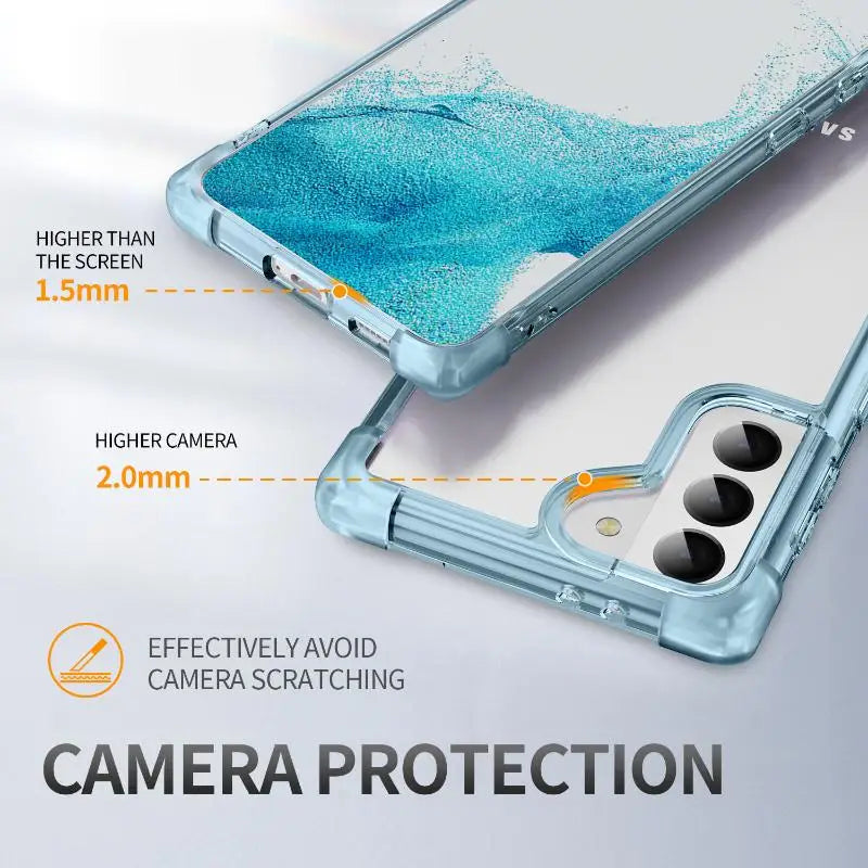 Shockproof Frosted Phone Case with Four-Corner Protection for Samsung Galaxy S24 Series