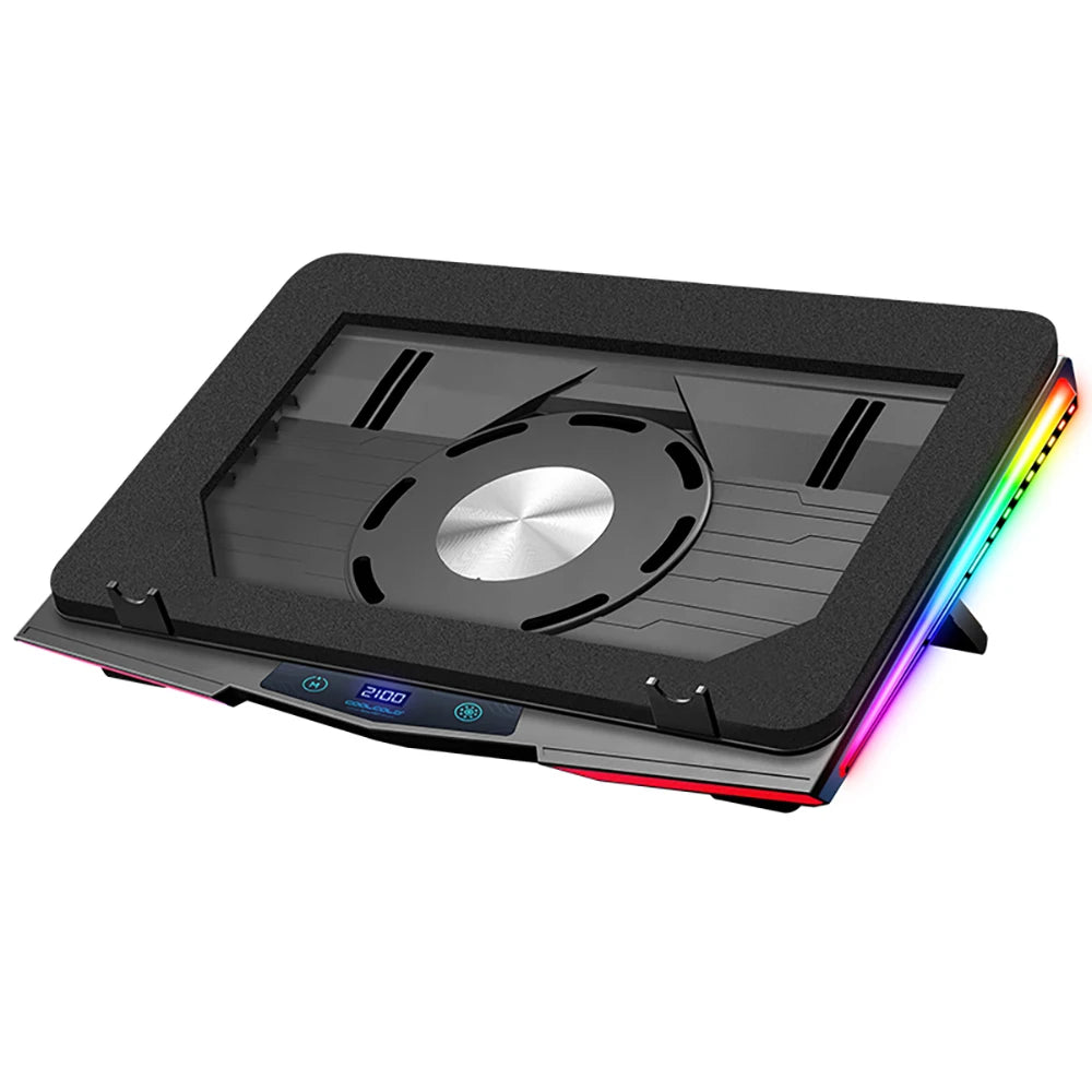 COOLCOLD Air Compression RGB Laptop Cooling Pad