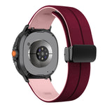 Silicone Magnetic Buckle Strap for Samsung Galaxy Watch 8 /  Galaxy Watch 8 Classic