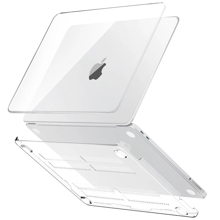 Crystal Clear Hard Shell Laptop Case with Anti-Yellowing Protection for MacBook Neo