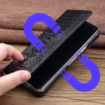 Genuine Leather Flip Cover Case with Magnetic Closure for Samsung Galaxy Z Fold 8 Ultra