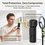 Silicone Case & Ultra-Clear Glass Screen Protector for DJI Osmo Pocket 4