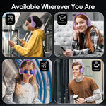 Siindoo 926B-W Wired On-Ear Headphones with Microphone