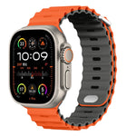 Soft-Touch Ocean Silicone Sport Band for Apple Watch