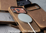 Premium Genuine Leather MagSafe Case for iPhone 17 Series