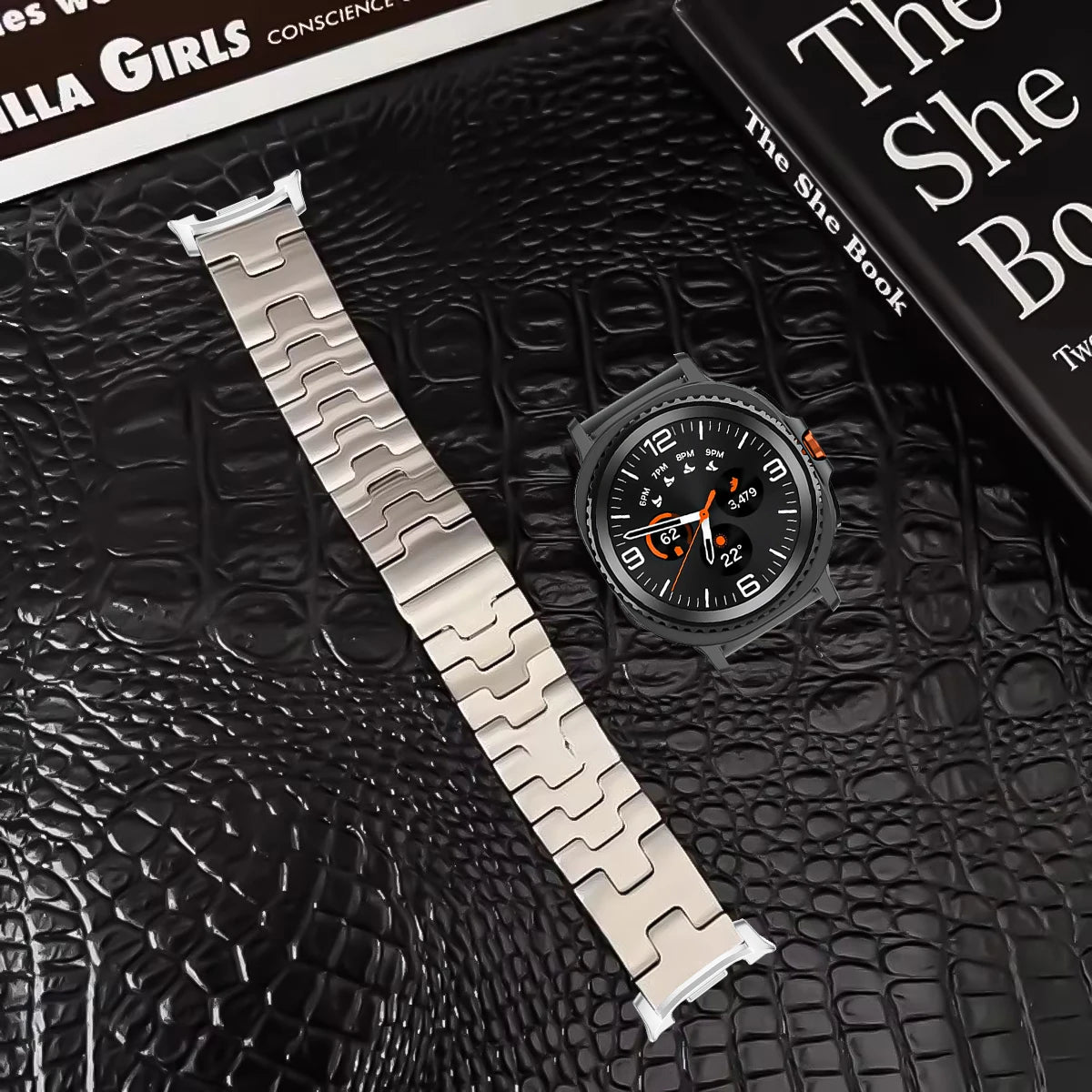 Luxury Titanium Bracelet for Samsung Galaxy Watch 8 & Samsung Galaxy Watch 8 Classic