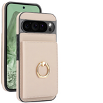 Google Pixel 9 Series Leather Case with Card Holder and Kickstand