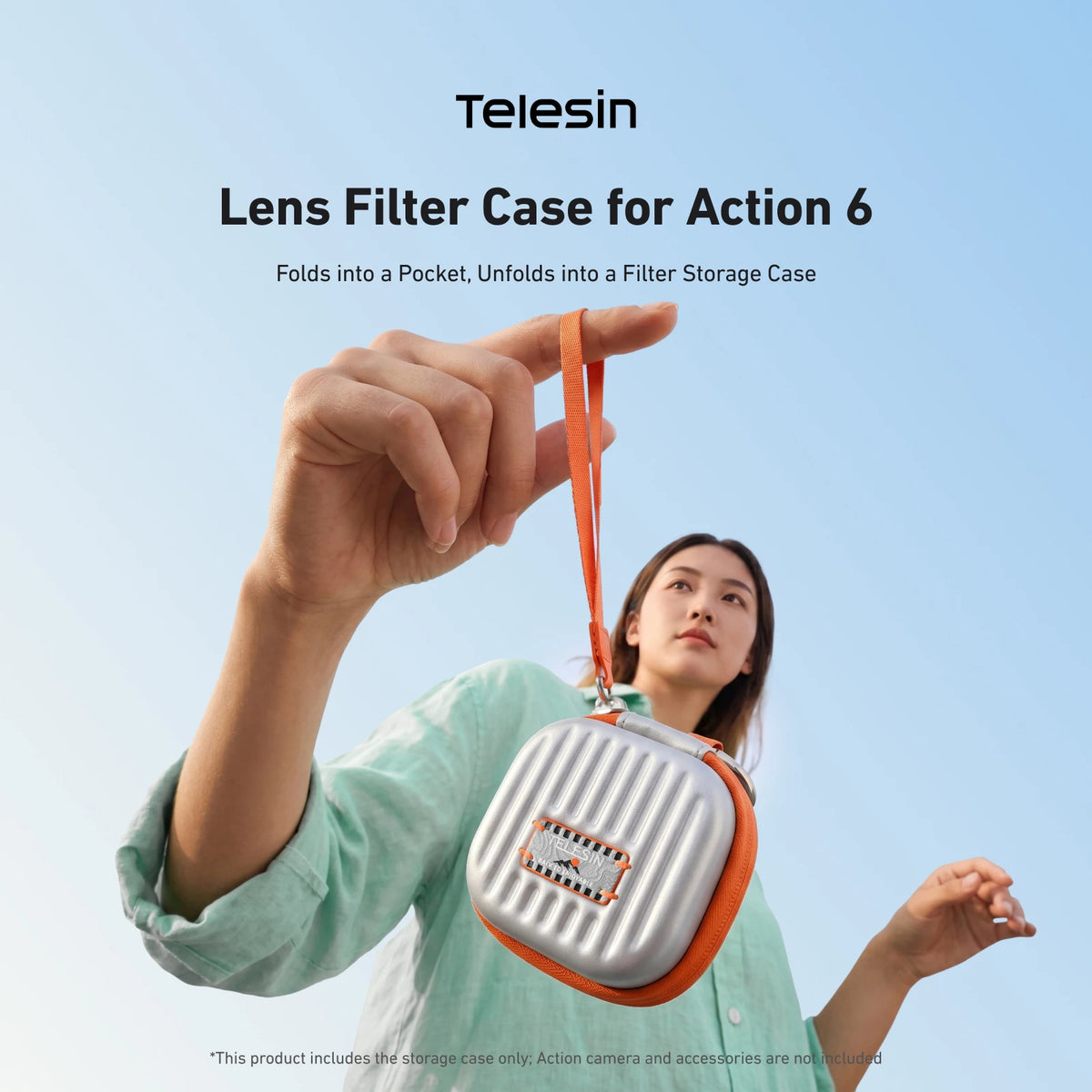 Telesin 6-Filter Compartmented Foam Storage Case