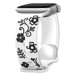 Soft Engraved Silicone Strap for Apple Watch