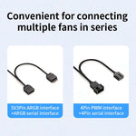 TEUCER Prism12025 2000RPM ARGB Cooling Fan